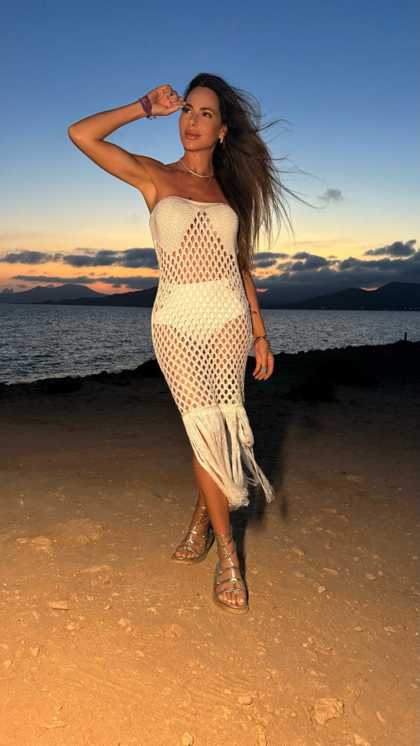 VESTIDO SALINAS OFF WHITE