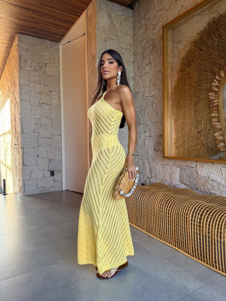 VESTIDO SOLYMAR AMARELO