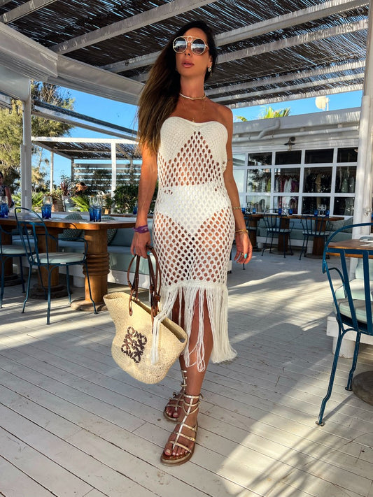 VESTIDO SALINAS OFF WHITE