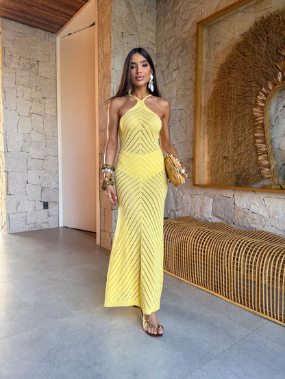 VESTIDO SOLYMAR AMARELO